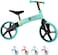 دراجة التوازن للأطفال الصغار Yvolution Y Velo Junior، دراجة تدريب بدون دواسات بعجلات 9 بوصة، هدية خارجية مناسبة للأطفال من عمر 18 شهرًا إلى 5 سنوات (بنين وبنات).