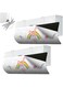 Air-Conditioning Draught Excluder,Air-Conditioning Windshield,Wall Mounted air Conditioner Deflector,Wind-Proof Anti-Direct Blowing Windshield with Added Filter Cotton (Rainbow,2pcs)