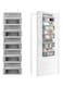 Over The Door Organizer Wall Mount Storage with 5 Large Pockets Sturdy Foldable Hanging Clear Window and 2 Metal Hooks Behind Versatile