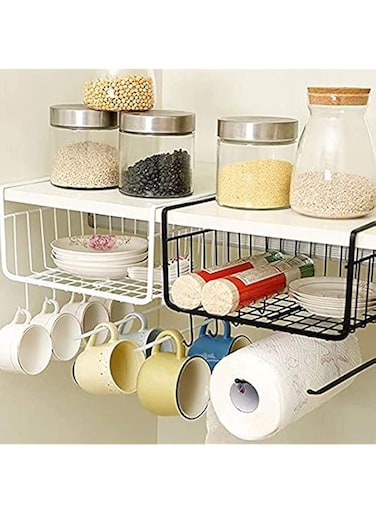 E world unbox happiness Esouq Kitchen Organizer Under Shelf Basket