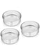E-far 6 Inch Cake Pan Set of 3, Stainless Steel Round Smash Cake Baking Pans Tins, Non-Toxic &amp; Healthy, Mirror Finish &amp; Dishwasher Safe