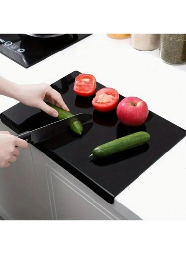 Acrylic Cutting Board with Counter Lip,Non-Slip Acrylic Countertop Protector Cutting Mats 40 x 30 cm