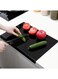 Acrylic Cutting Board with Counter Lip,Non-Slip Acrylic Countertop Protector Cutting Mats 40 x 30 cm