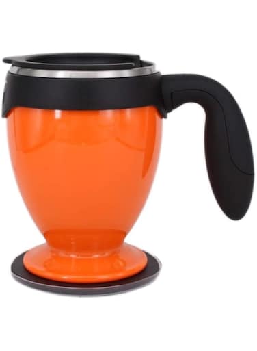 Mighty Mug Spill Proof Coffee Travel Cup 'The That Won't Fall Over'-ORANGE