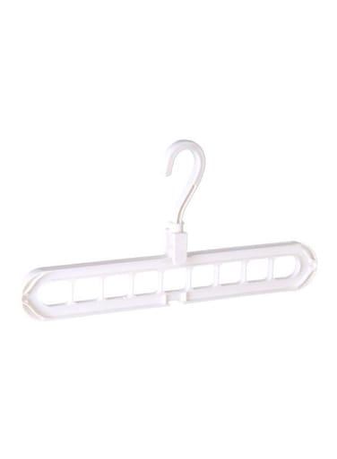 Space Saving Foldable Hanger White 33.5x17.5cm