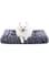 Kameety Washable Dog Bed Deluxe Plush Dog Crate Beds Comfy Kennel Pad Anti-Slip Pet Sleeping Mat for Large, Jumbo, Medium, Small Dogs Breeds (Dark grey, L)