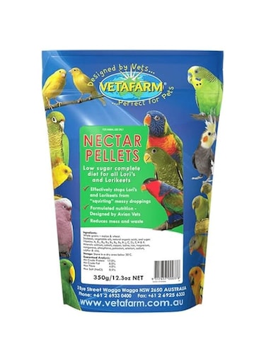 Vetafarm Nectar Pellets 350g