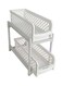 Tier Portable Basket Drawers Bathroom Kitchen Space Saving Storage Containers White 7x14cm