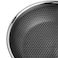 VINOD PLATINUM PRO HONEYCOMB FRYPAN &ndash; 20 CM, TRIPLY STAINLESS STEEL, NON-STICK HONEYCOMB SURFACE, INDUCTION COMPATIBLE, DURABLE &amp; EASY TO CLEAN, TP/NTNSFP-20
