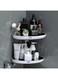 seago LAMY Corner Shower Caddy, 2 Pack Shower Caddy with Corner Wall Mount, Premium Shower Corner Shelf Perfect for Bathrooms, Kitchens and Dorms