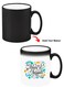 Color Changing Heat Sensitive Ceramic Mug, Image Revealed When HOT Liquid is Added! make it Happen