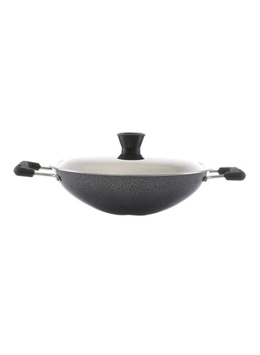 Appam Pan With Lid Black