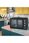 Denx 55L Electric Oven with 2000W Power and Adjustable Temperature Control