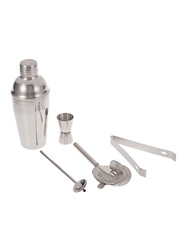 TIME 5pcs cocktail shaker Set Bar Tools Stainless Steel for Home Barware Martini Bartending Kit