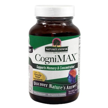 Nature's Answer Cognimax Vegetarian Capsules For Memory &amp; Concentration, Pack of 60's