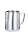 Stainless Steel Milk Frother Pitcher Silver 0.35Liters