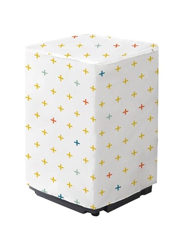 Tazweeq Washer Cover,Washer Dryer Dustproof Waterproof Protective Shell,Washer Protective Cover,All Inclusive Dust Cover Cloth Drum Washer Cover(Plus size)