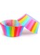 Sorandy 100Pcs Cupcake Liners Paper Cups, Muffins Cake Paper Baking Cups Cupcake Wrappers Rainbow, Colorful Disposable Cups for Candies Oven Dinner Wedding Party Birthday Supplies