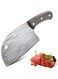 Incisae Serbian Chef Knife, 6" Razor Sharp Meat Cleaver and Vegetable Kitchen Knife with Full Tang Handle, High Carbon Stainless Steel, thin cleaver for Home and Kitchen
