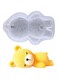 Guratapa 3D Sleeping Bear Doll Silicone Molds for DIY Fondant Candy Making Chocolate Mold Desserts Ice Cube Gum Clay Biscuit Plaster Resin Cupcake Topper Cake Decor Moulds