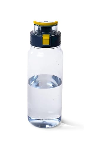 Water Bottle Plastic 840ml Yellow