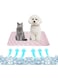 Bolivia's Cat Cooling Mat, 40x50cm Washable Machine Cat Cooling Mat with Breathable Ice Silk, Dog Cooling Mat with Non-Slip Bottom, Non-Toxic Foldable Pet Cooling Pad for Kitten Cat Puppy (Pink)