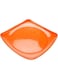 Harmony Square Dinner Plate Orange 10.5