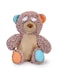 Camon Plush Toys Animals with Squeaker (Bear+Cat+Monkey)