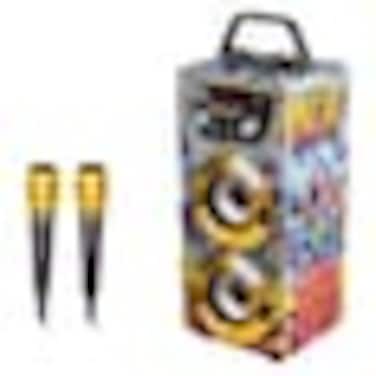 TrendIX Golden Star Karaoke Speaker and Microphones