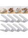 Fohome Foldable Shoe Slot Storage, Double Shoes Rack Organizer Home Storage Shoes Stackers,Adjustable Shoe Rack Holder Shoes Storage Organizer Organizader for Living Room Bedroom(Grey 8 Pcs)
