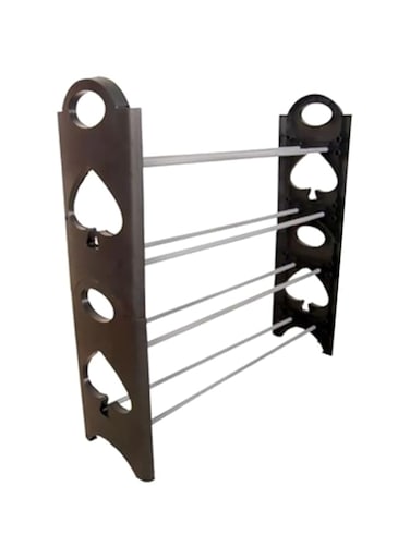 Dubai Gallery Shoes Storage Rack Black/Silver One Size
