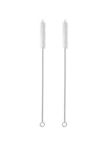 rawnori 2 Starbucks Straws Cleaning Brush - BPA Free - 2 Heavy Bristle Straw Cleaner for Washing Ss Drink Straws, Tea Pot Spout, Glass Bottles, Mini, Micro, Pipe