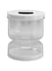 Pickle and Olive Hourglass Jar, 8.3oz Pickle Flip Jar Juice Separator Dry and Wet Separation, Leakproof Glass Pickle Jar Upside Down Pickle Storage Holder for Airtight Food Storage