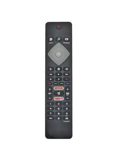 Replacement Remote Control for TV 43PUS6754/12, 43PUS7394, 50PUS7394, 55PUS6704, 58PUS650465, 65OLED804/12 &ndash; Compatible with LED, Smart, and OLED TVs, No Setup Required