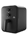 evvoli Air Fryer 3.8 Liters with Timer Temperature Adjustable Control and 8 Preset Programs, 1600W, EVKA-AF3801B, Black