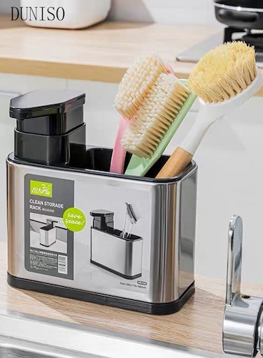 Kitchen Utensil Holder, Spoon Storage Rack, Kitchen Item Cutlery Organizer, Tableware Draining Chopstick Cage With Water Outlet Tray