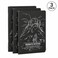DUNGEON CRAFT DND Character Journal Notebook 3-Pack, Black, for 5E RPG