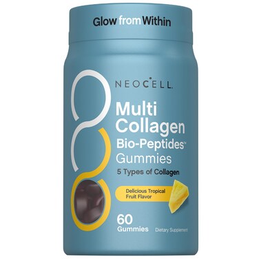 NeoCell Multi Collagen Bio-Peptides Gummies60 ctTropical Flavor