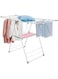 DAYONG Foldable Cloth Drying Rack,Winged Clothes Drying Stand Easy Storage Laundry Hanging Rack For Bed Linen,Clothing,Socks,Scarves (B- Grey)