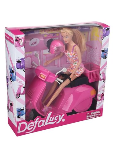 Defa Lucy Dolls With Motorcycle-JD8246
