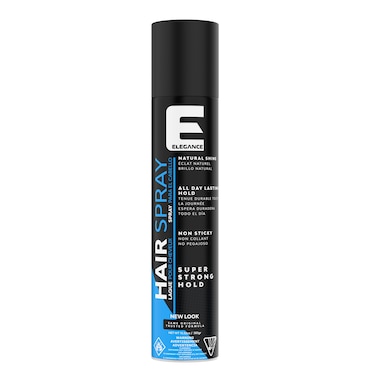 Elegance E-Series Super Strong Hold Hair Spray - Long-Lasting, Volumizing, Non-Sticky Finish with Refreshing Scent