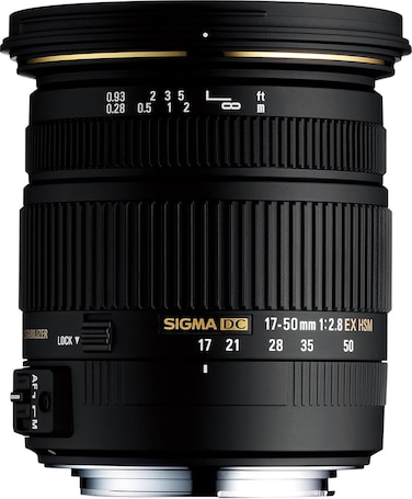Sigma 17-50 mm F2.8 EX DC OS HSM Lens For Canon, 583101, Black