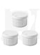 3 Pcs Sealed Storage Box for Scallions, Ginger &amp; Garlic   Multi-Purpose Containers with Lid (White)