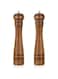 BEETO Pack of 2 Wood Pepper Grinder Set, 10 Inch Salt Mill And Pepper Grinder Set, Pepper Mill, Salt Shakers with Adjustable Ceramic Rotor, Oak Wood Pepper Grinder And Salt Mill, for Your Kitchen