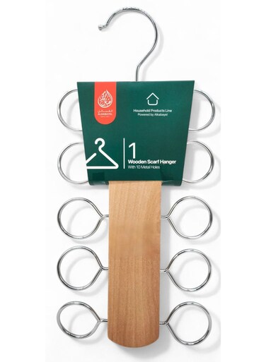 Al Kabayel Wooden Scarf Hanger 10 Holders