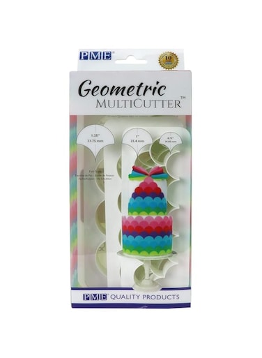 PME Geometric Multicutter Fish Scale Shape 3-Pieces