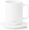 Ember Temperature Control Smart Mug, 10 oz, 1-hr Battery Life, App Controlled Heated Coffee Mug, Smart LED, Auto Sleep, White   CM17