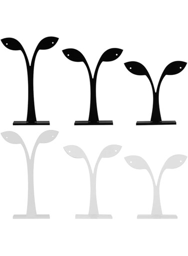 Alipis 6pcs Acrylic Earring Display Stands Jewelry Display Stand Tree Earring Organizer Earring Holder Birthday