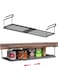 Extendable Under Cabinet Storage Kitchen Metal Under Shelf Organizer Hanging Expandable Kitchen Counter Organize Shoe Rack Pantry Rack Desk Rack Cupboard Rack Cabinet Rack Black