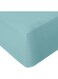 Xclusives King Size Fitted Sheet (200 cm x 200 cm) &acirc;&euro;&ldquo; 40cm Deep Pocket Bed Sheet &acirc;&euro;&ldquo; Soft Microfiber &acirc;&euro;&ldquo; Shrink Resistant Bed Sheet &acirc;&euro;&ldquo; 1 Fitted Bed Sheet Only (Light Blue)